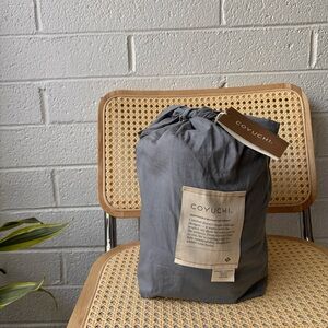 Coyuchi Organic Crinkled Percale Sheet Set Twin XL